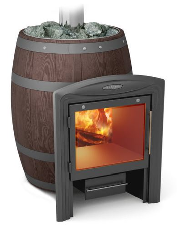Печь TMF Баррель Inox Витра, палисандр