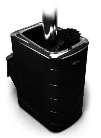 Печь TMF Гейзер 2014 Inox ДН ЗК антрацит