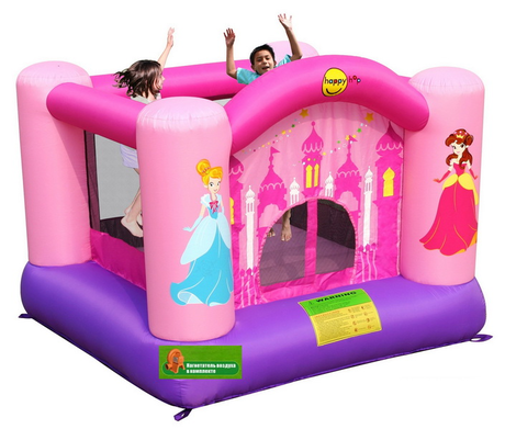 Надувной батут Happy Hop  "Принцесса" 9001P