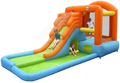 Надувной батут Happy Hop  "Водный поток" 9049