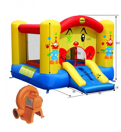 Надувной батут Happy Hop  "Забавный клоун" 9201