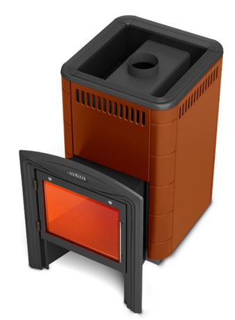 Печь TMF Карасук Carbon Витра терракота