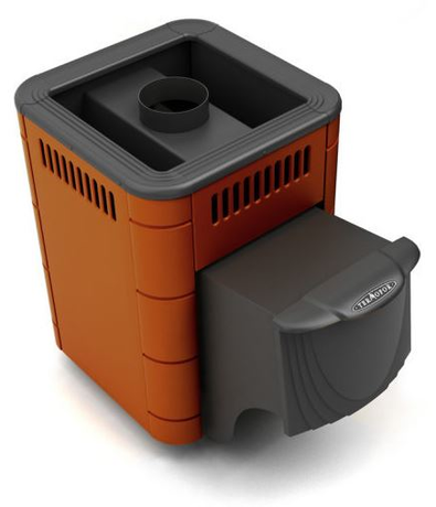 Печь TMF ОСА сarbon ДА терракота