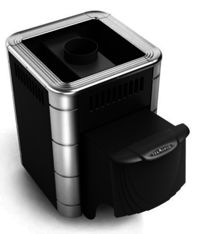 Печь TMF ОСА Inox ДА антрацит НВ