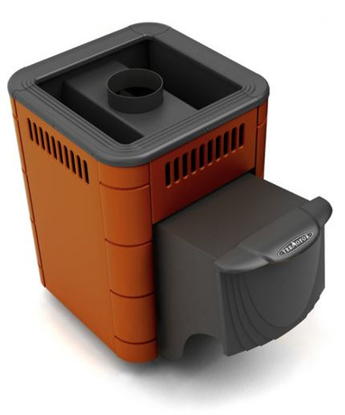 Печь TMF ОСА Inox  ДА терракота