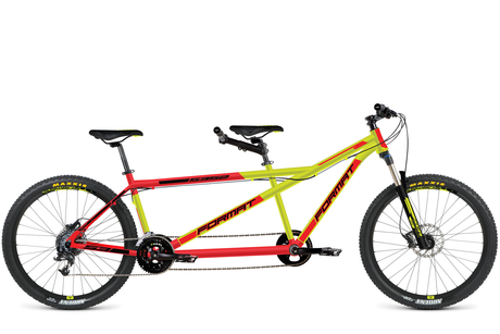 Велосипед Format  TANDEM 5352 27,5" (красный/лимонный матовый) (2016)