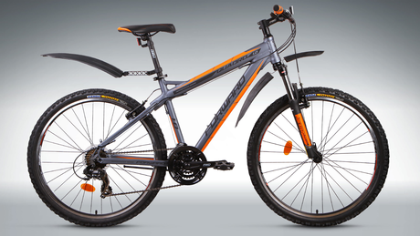 Велосипед FORWARD  Quadro 1.0 (2015)  рама 21, темно-серый матовый