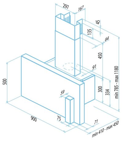 Вытяжка кухонная Best  CRICKET 