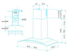 Вытяжка кухонная Best  DELTA 90