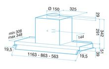 Вытяжка кухонная Best  GHOST 120