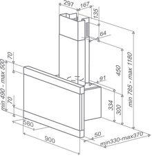 Вытяжка кухонная Best  KB 700