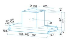 Вытяжка кухонная Best  PHANTOM 60