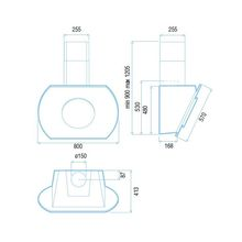 Вытяжка кухонная Best  SUN WHITE