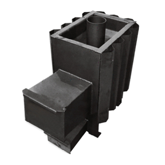 Печь AGNI С легким паром, антрацит