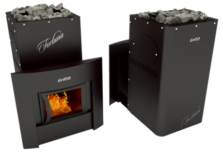 Печь Grill'D Fortuna 200 window black