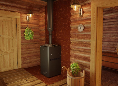 Печь Grill'D Fortuna 280 window black