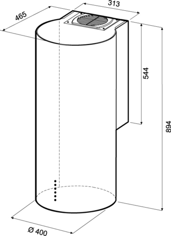 Вытяжка кухонная Krona  PAMELLA 400 INOX ELECTRO 