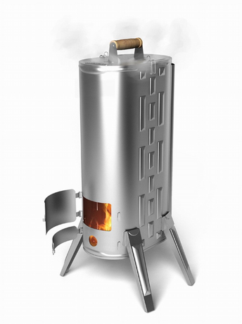 Коптильня TMF Дуплет Inox дровяная