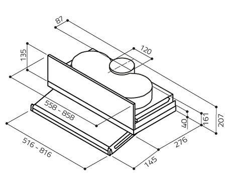 Вытяжка кухонная Elica CIAK GR/A/56