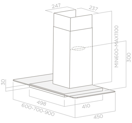 Вытяжка кухонная Elica FLAT PLUS IX/A/60