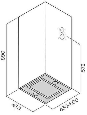 Вытяжка кухонная Elica KUADRA IX/A/43