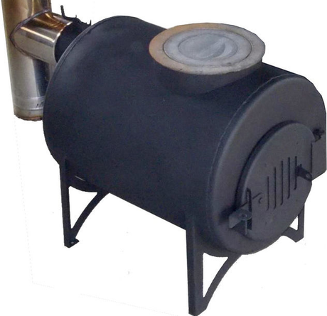 Печь TMF Стил Тайга-80, бесколосниковая, с шибером, дровяная