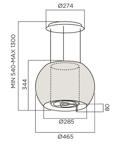 Вытяжка кухонная Elica STAR IX/F 47