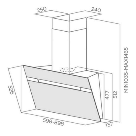 Вытяжка кухонная Elica STRIPE WH/A/60/LX