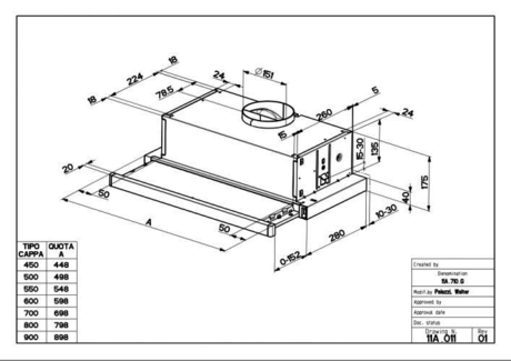 Вытяжка кухонная Faber  FLEXA HIP LG/X A60