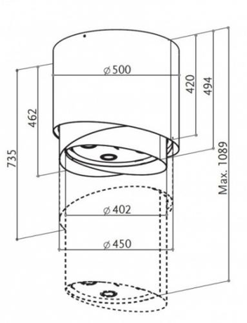Вытяжка кухонная Faber  PAREO