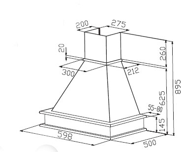 Вытяжка кухонная Franke  FCL 602