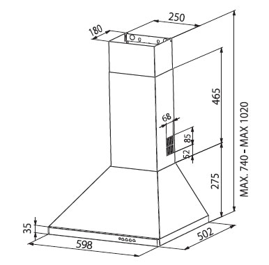 Вытяжка кухонная Franke  FDL 664 XS