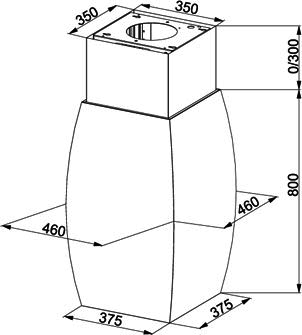 Вытяжка кухонная Franke  FPA 4606 I XS