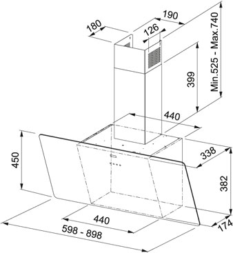 Вытяжка кухонная Franke  FPJ 615 V WH A