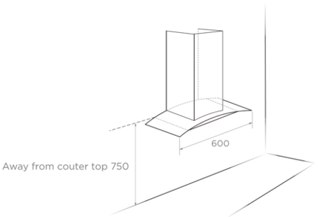 Вытяжка кухонная Midea  E60AEW3V04