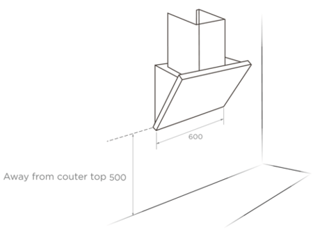 Вытяжка кухонная Midea  E60TEW3E05