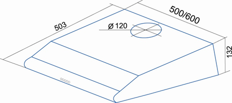 Вытяжка кухонная Shindo METIDA 60 B