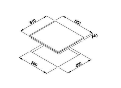 Варочная панель Franke  FHB 6004 4C T-S