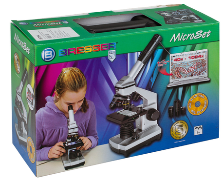 Микроскоп Bresser Junior 40x-1024x, в кейсе