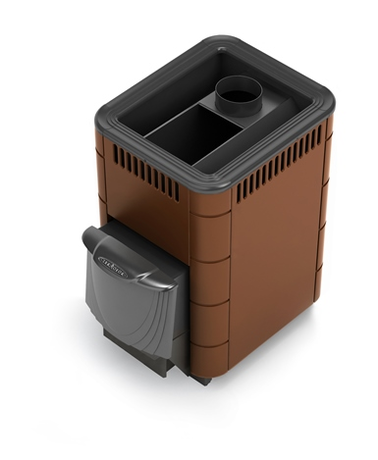 Печь TMF Компакт Inox шоколад, короткий топливный канал