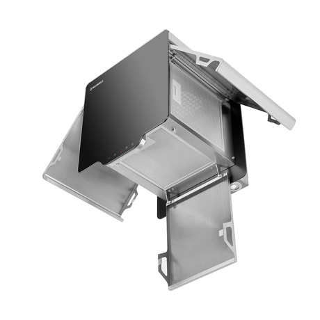 Вытяжка кухонная Maunfeld  BOX QUADRO 40 нержавейка/черный