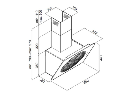 Вытяжка кухонная Maunfeld  Buckingham 60 белый