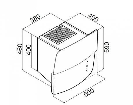 Вытяжка кухонная Maunfeld  Dover Auto 60 белый