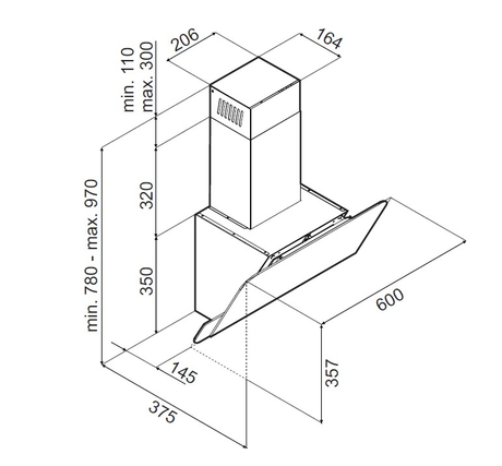 Вытяжка кухонная Maunfeld  Dream 60 темно бежевый