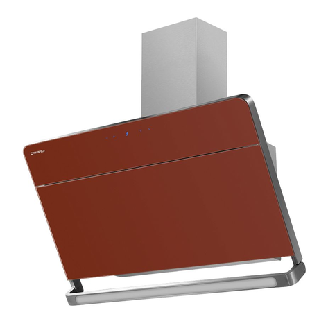 Вытяжка кухонная Maunfeld  TYNE 90 красный
