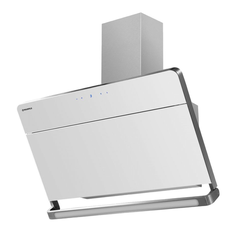 Вытяжка кухонная Maunfeld  TYNE 90 белый