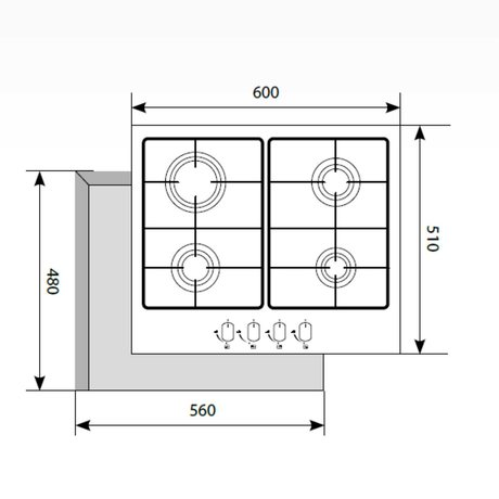 Варочная панель LEX GVS 644 IX