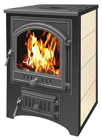 Печь Везувий ПК-01 (205) с плитой 9 кВт бежевый 