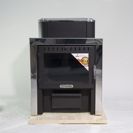 Печь НМК  КУБАНЬ со стеклом панорамным 