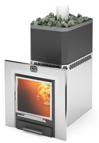 Печь Теплодар РУСЬ 22 ЛНЗП Профи Панорама